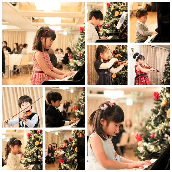 クリスマス会の風景